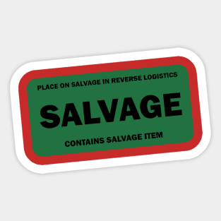 Salvage Team Member Sticker